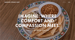 Desktop Screenshot of imaginevegancafe.com